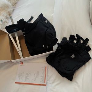 Stokke Front & Back Baby Carrier- Black Cotton